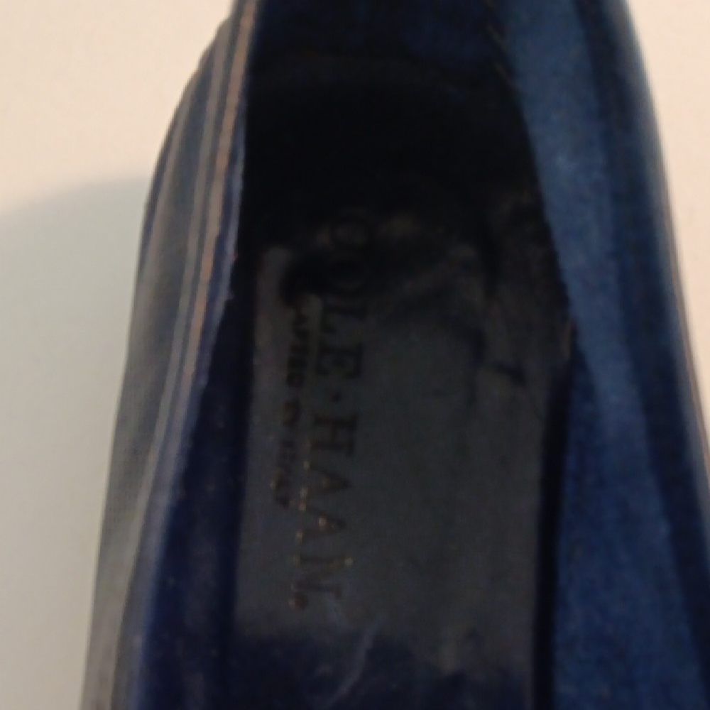 Cole Haan Navy Blue Loafers - Picture 2 of 8